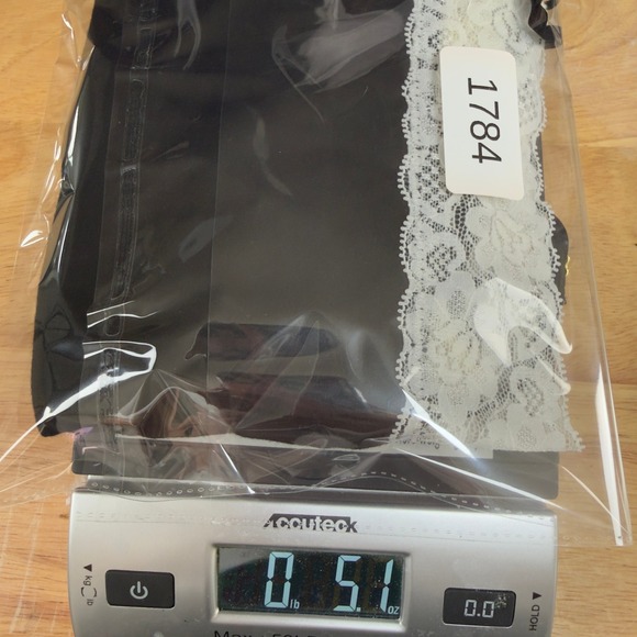 Plume Black Lace Trim Y2K Slip Dress Size L Romantic Goth Coquette‎ Night - Picture 8 of 8